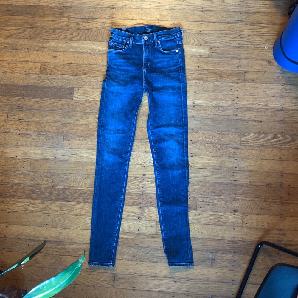 Citizens of Humanity dark wash skinny jean